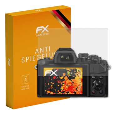 atFoliX 3x Displayfolie für Olympus E-M10 Mark II Schutzfolie matt&stoßfest