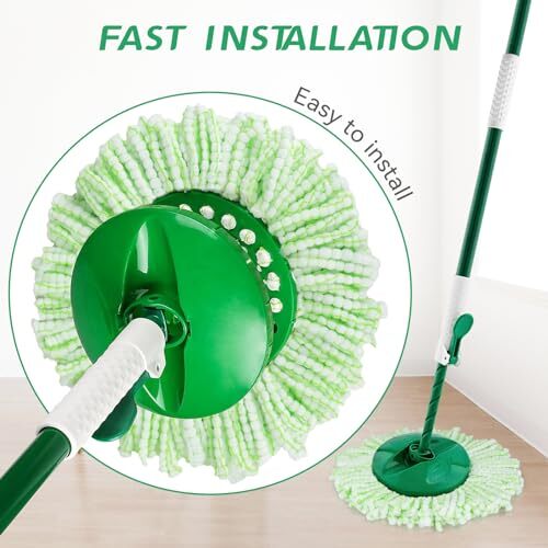 5 Pack Mop Head Replacement for Libman Tornado Spin Mop, Resuable