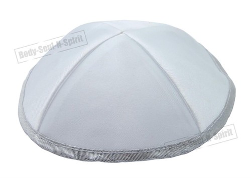 Kippa en satin yarmoulke ethnique juive d'Israël couvre-chef traditionel yamaka - Foto 2 di 6
