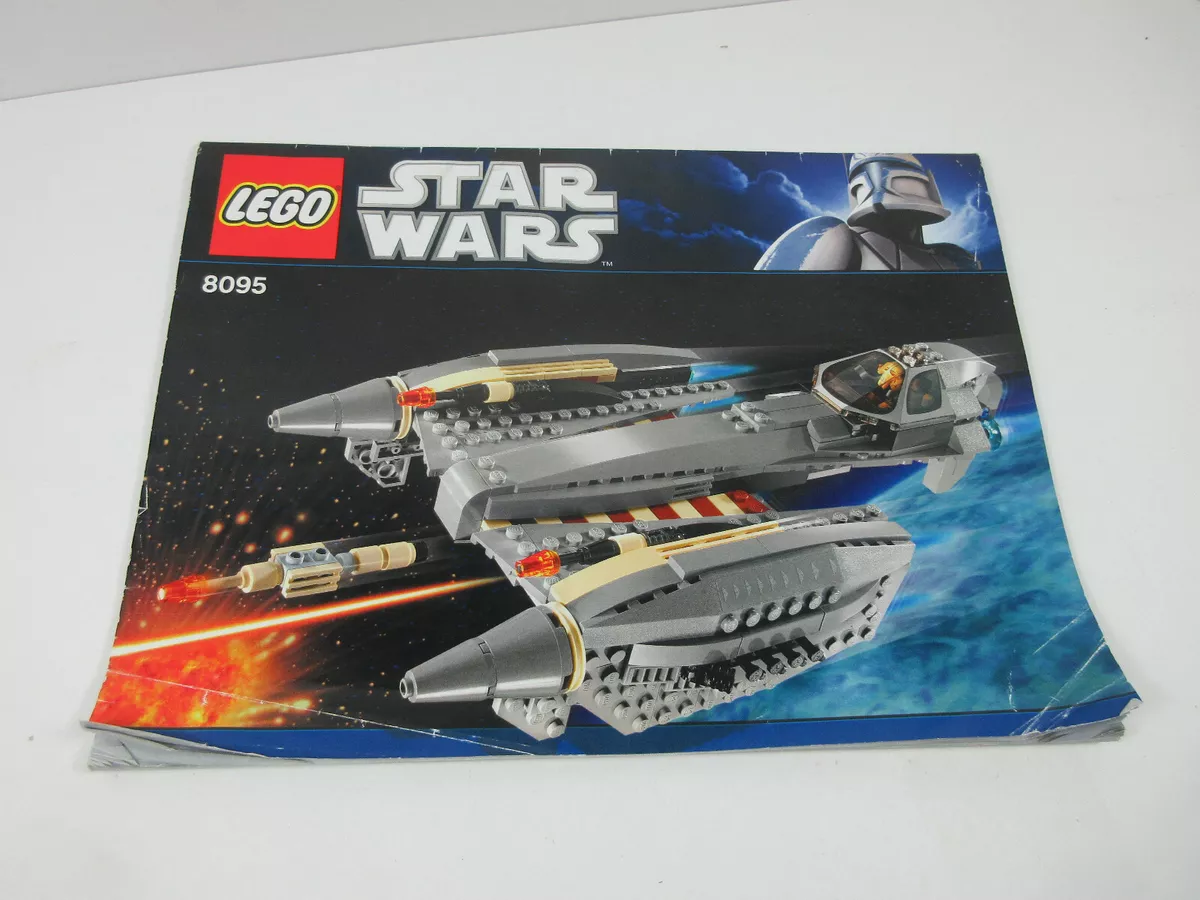 Airfield himmel betalingsmiddel 2010 LEGO 8095 Star Wars General Grievous&#039; Starfighter instruction  manual only | eBay