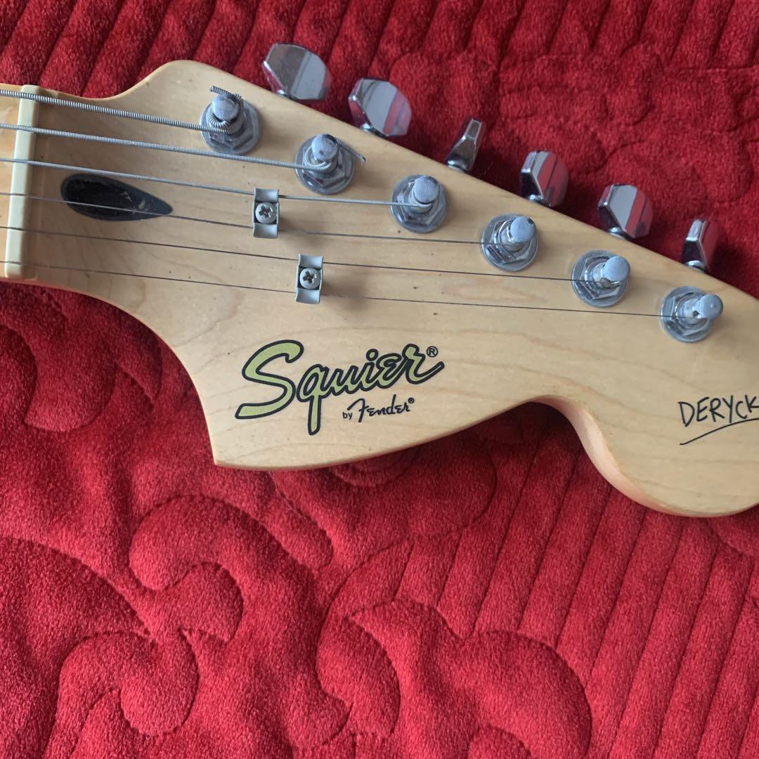 ギター Fender Squier Deryck.Sum41 artist series Squier by Fender Deryck Whibley Signature Guitar Black