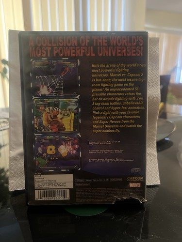 Marvel vs Capcom 2 with memory card - PlayStation 2 - Picture 2 of 4