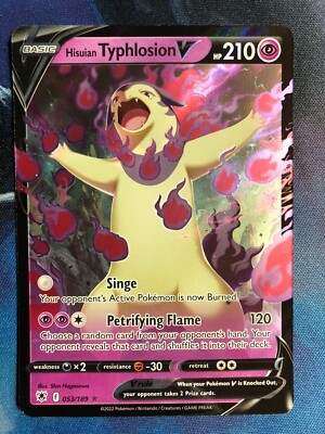 Pokmon TCG Hisuian Typhlosion V SWSH - Astral Radiance 053/189 Ultra Rare  NM/M | eBay