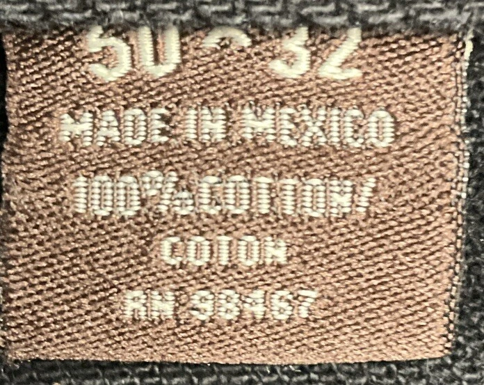 Great Northwest Clothing Company Jeans Men’s Size 50 X 32 Black.    7393B - Image 4 of 4