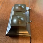 Arts And Crafts brass double inkwell Pen holder Bradley And Hubbard — photo 5