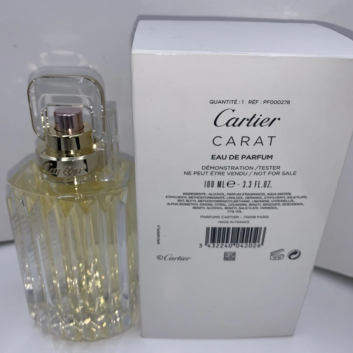 Perfume carat cheap cartier