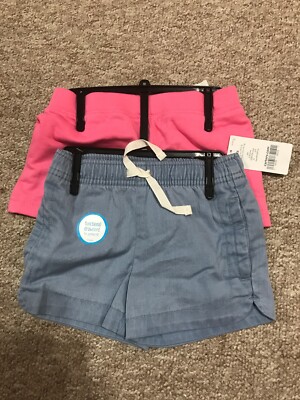 Mädchen Alter 18 Monate Carters 2er-Pack Shorts pink/blau