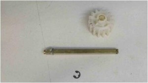 Brüheinheit Brühgruppe Antrieb Zahnrad + Stange Impressa F50 Typ 638 A3