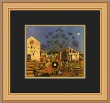 Joan Miro The Farm Custom Framed Print