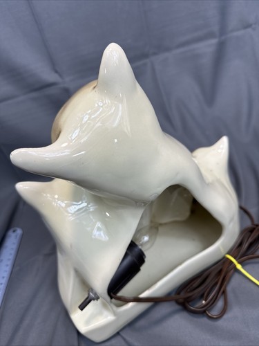 Rare VTG California Siamese 3 Cat Porcelain TV Lamp 1950’s *READ - Picture 17 of 19