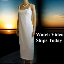 Zara Women's Size M NWT White Sleeveless 92% Poly 8% Elastane Dress 11204