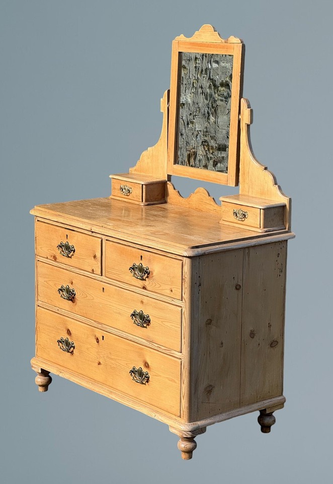 Victorian Pine Dressing Table eBay