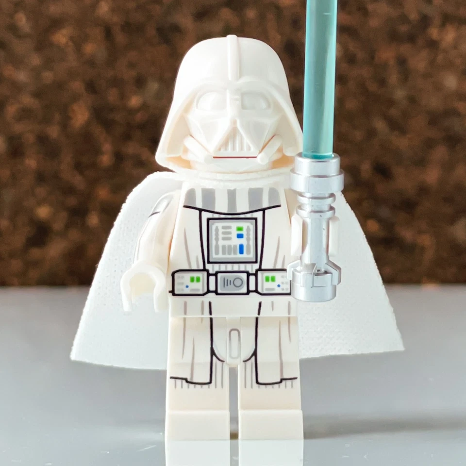 🌈 LEGO Darth Vader bianco white/Jedi Vader Minifigure sw1363, Star Wars - Immagine 2 di 4