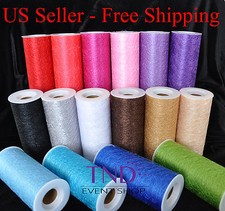 6 x10 YDS 30 FT SISAL RANDOM FLORAL MESH WRAP ROLL SPOOL