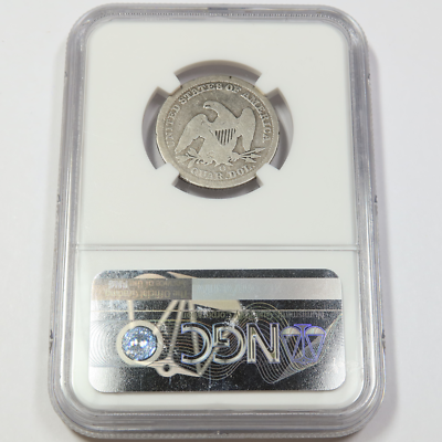 owlページです(^^) 1854 O NGC VG Detail - Seated Liberty Quarter ARROWS - 25c