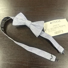 Ryan Seacrest Distinction Men's Silk Bow Tie in Hendrix Solid Retail $49.50 New
