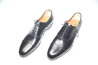 NEW SANTONI Dress Black Leather Shoes  SIZE Eu 40 Uk 6 Us 7 (29R)
