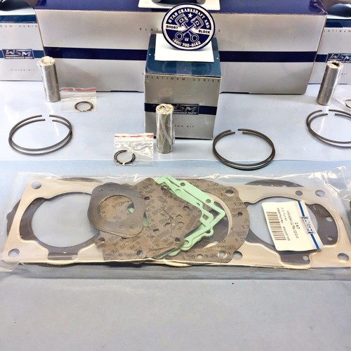 NEW 81mm OVER WSM PLATINUM TOP END KIT 2000-2004 KAWASAKI 1100 STX ULTRA 130 - Picture 4 of 11