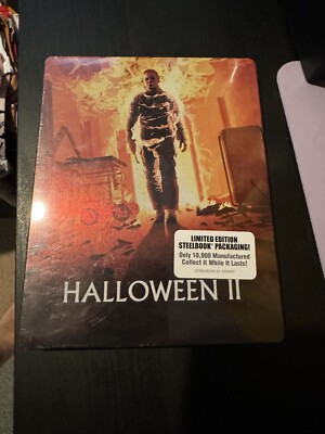 Halloween II Limited Edition Steelbook (Blu-ray Disc, 2018, 2-Disc Set) Sealed