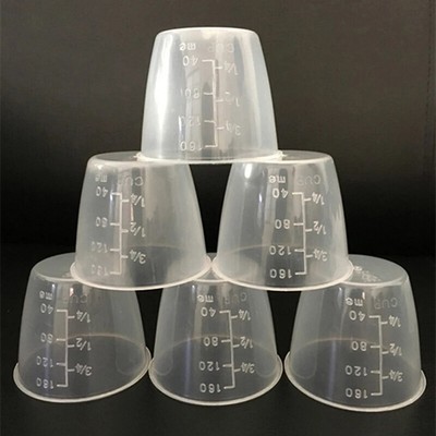 10Pcs 160ml Food Grade Plastic Measuring Cup Dry And Liquid Ingredients Kitchen