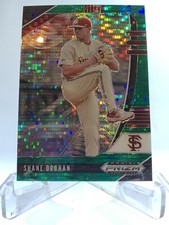 Shane Drohan 2020 Panini Prizm Baseball Draft Picks Green Pulsar Parallel
