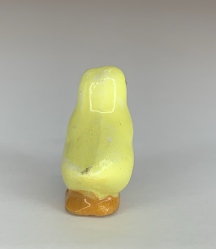 Vintage Miniature Ceramic Chick Figurine Baby Chicken Yellow Dollhouse Under 1” - Picture 4 of 6