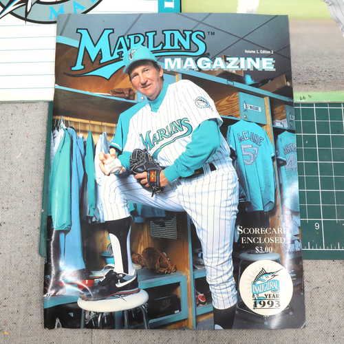1993 Florida Marlins Magazines & 1994 Team Calendar - Picture 2 of 7