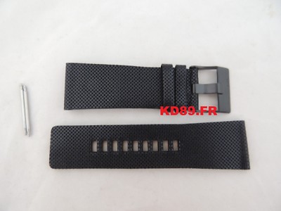 Genuine ORIGINAL DIESEL DZ 7137 BLACK leather strap band 28mm | eBay
