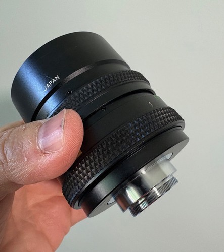 Mint NAVITAR TV LENS 75mm f1.3 C mount Cine Movie lens Bolex - Picture 7 of 11
