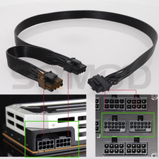 12Vhpwr 2 x 8Pin To 16-Pin 12 4 600W Pcie 5.0 ATX 3.0 power Cable for PSU/GPU