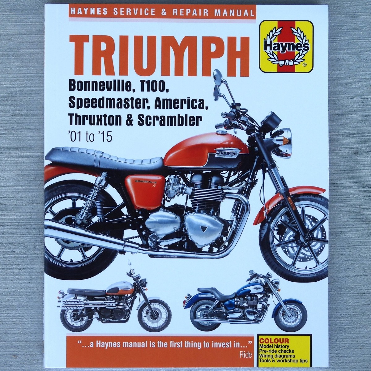 Triumph Bonneville T100 America Speedmaster Thruxton Scrambler