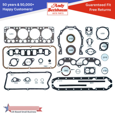For 1953-1954 Dodge Royal Coronet Hemi 8 Cyl Front Engine Head Gasket Seal Set