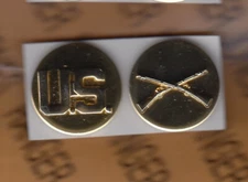 US ARMY Enlisted Infantry Branch BOS dress uniform badge set c/b U