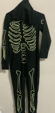 Hyde Eek Women's Glow-In-The-Dark Skeleton Halloween Family Union Suit XS