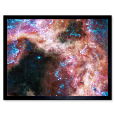 ZIELT AUF Cosmic Tarantula 30 Doradus NGC 2070 Gerahmter Druck 30x40 cm