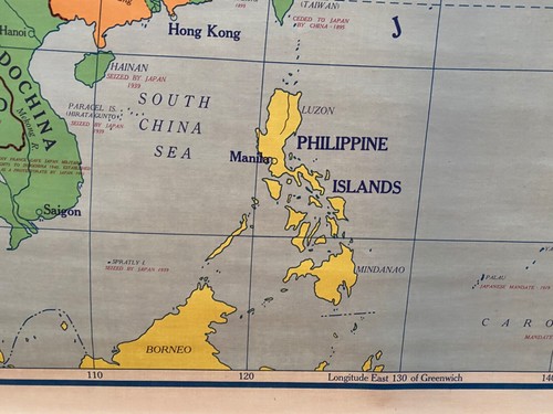 MAPA ORIGINAL DE COLECCIÓN DE LA HISTORIA ASIÁTICA EXPANSIÓN JAPONESA Y RUSA EN ASIA SEGUNDA GUERRA MUNDIAL - Imagen 5 de 12