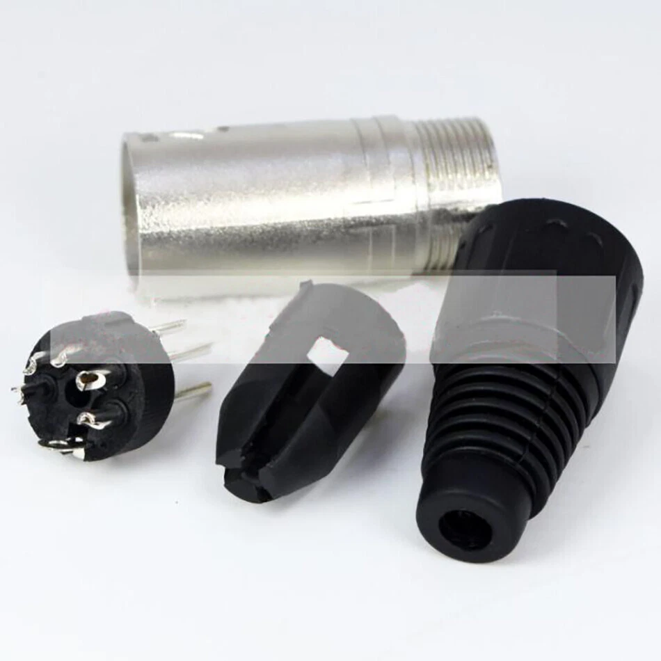 3P/4P/5P Contacts Microphone Audio Plug Socket XLR Connector Canon Male/Female - Image 3 of 3