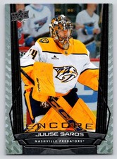 2025-26 Upper Deck #E-63 Juuse Saros Encore