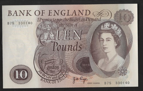 B326 PAGE 1971 TEN POUND £10 BANKNOTE - UNC - AUNC - SELECT YOUR NOTE - Afbeelding 21 van 26
