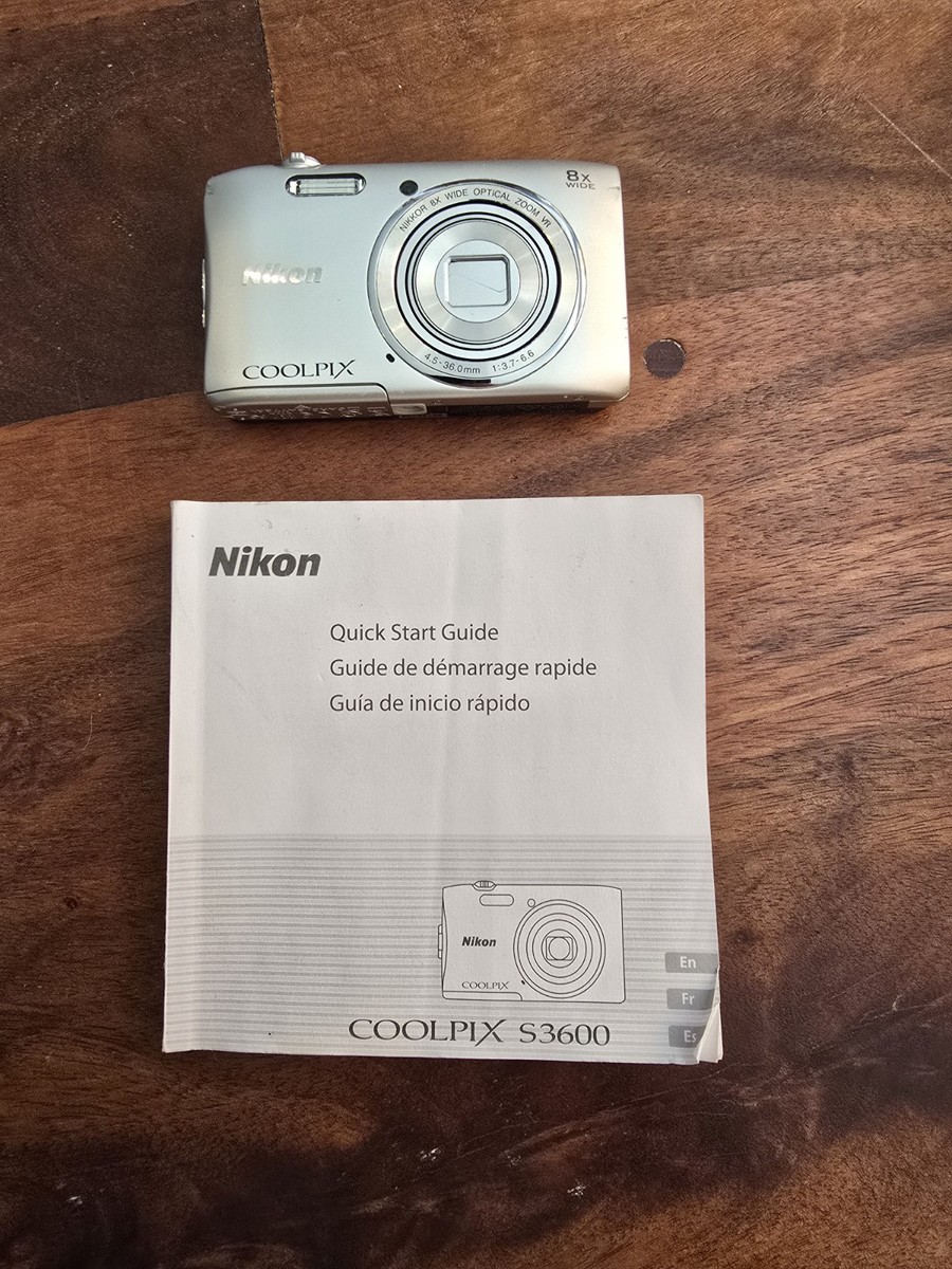 Nikon COOLPIX S3600 20.1MP Compact Digital Camera No Battery Not