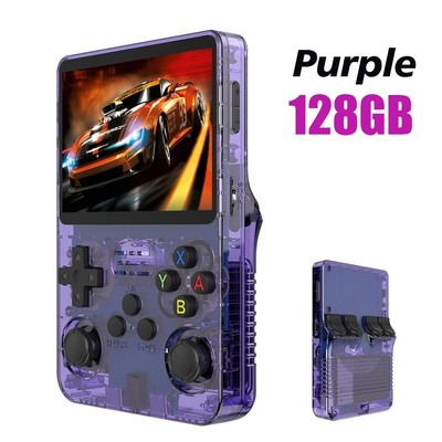 BOYHOM R36S Retro Handheld Game Console 3.5'' IPS, 64GB, Linux, R35s Pro