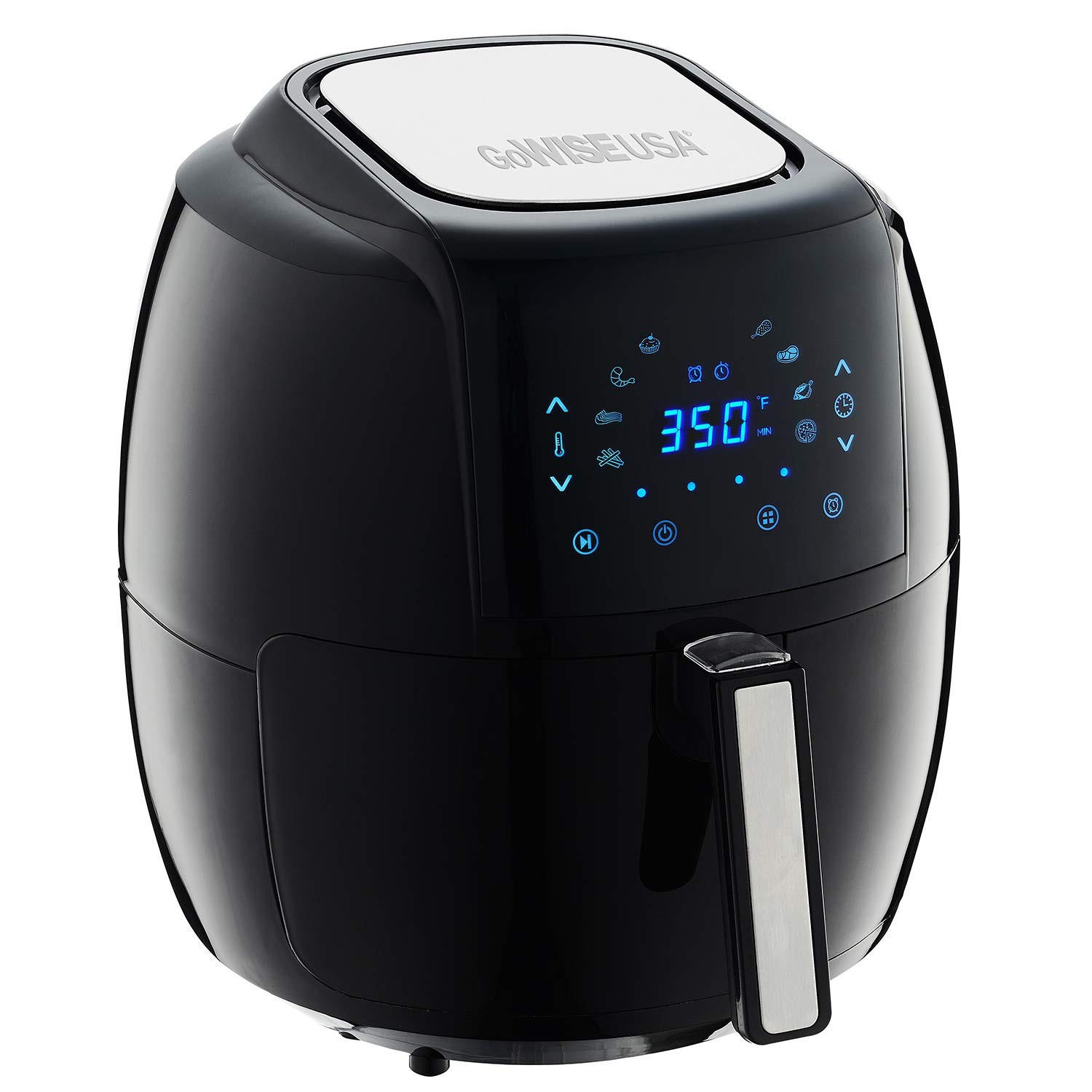 GoWISE USA 1700-Watt 5.8-QT 8-in-1 Digital Air Fryer with Re