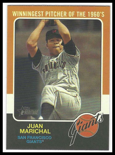 Juan Marichal #75R-15 2024 Topps Heritage 1975 Retires card