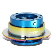 Nrg Steering Wheel Quick Release Adapter Gen 2.5 Whardware Blueneo Chrome Ring
