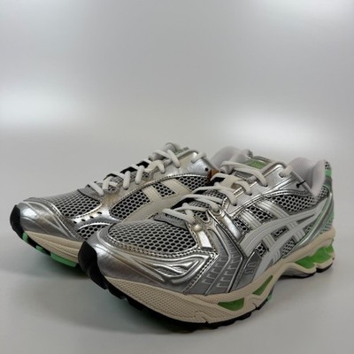 ASICS Gel-Kayano 14 Silver Lime White Menthol 1203A740-102 Mens 10 Running Shoes