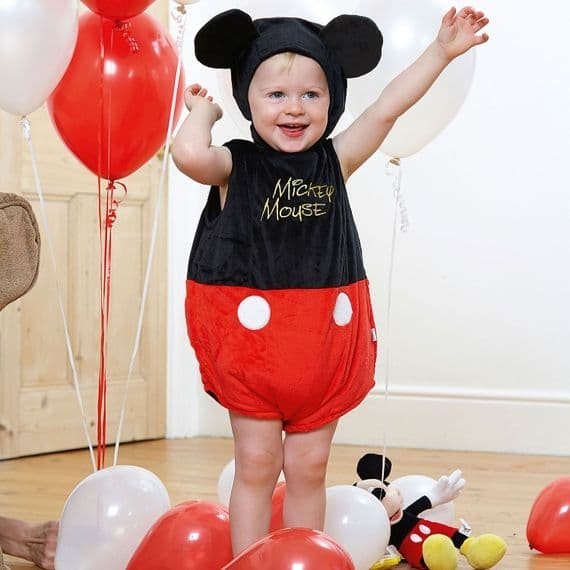 Disney Mickey Mouse Baby Costume 12-18 Months Official Fancy Dress