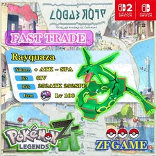 ✨6IV NORMAL Rayquaza + EVS 🚀 POKEMON LEGENDS ZA ✨Online delivery⚡