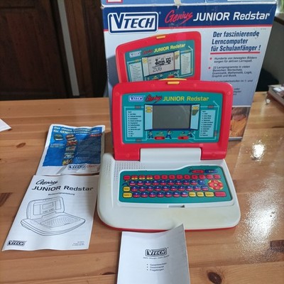 Vtech Genius Junior Redstar Notebook Computer Originalverpackt 1996 funktioniert