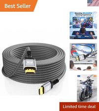 High-Speed 50FT HDMI Cable Supports 4K 60Hz, 2K, and 3D for Enhanced Performance