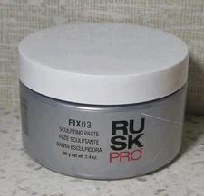Rusk Pro Fix03 Sculpting Paste For Hair Sculpt & Define Texture 3.4 oz  NEW
